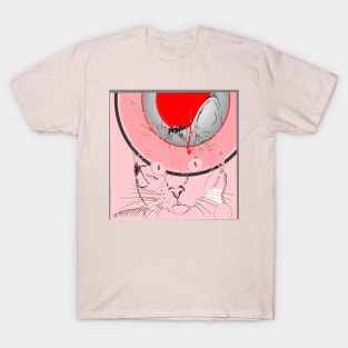 ART PINK CAT T-Shirt